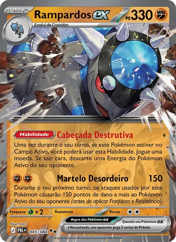 Rampardos ex 045/84 Escuridão Absoluta