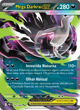 Mega Darkrai ex 048 Escuridão Absoluta