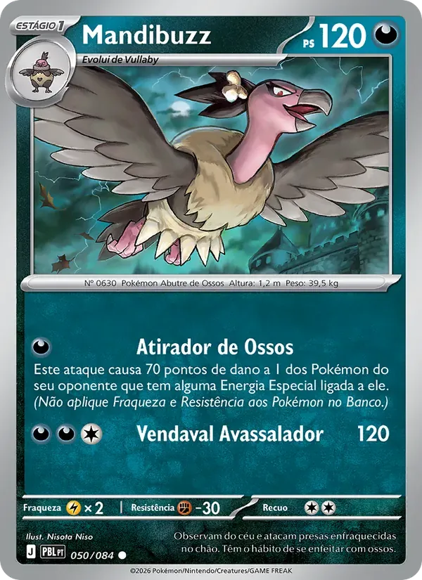 Mandibuzz 050/84 Escuridão Absoluta