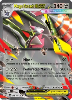 Mega Excadrill ex 065 Escuridão Absoluta