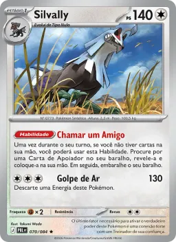 Silvally 070 Escuridão Absoluta