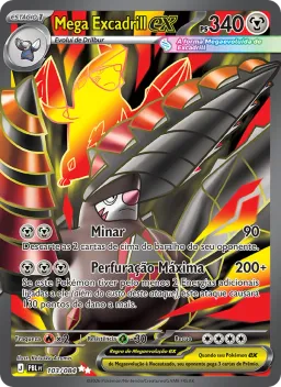 Mega Excadrill ex 103 Escuridão Absoluta