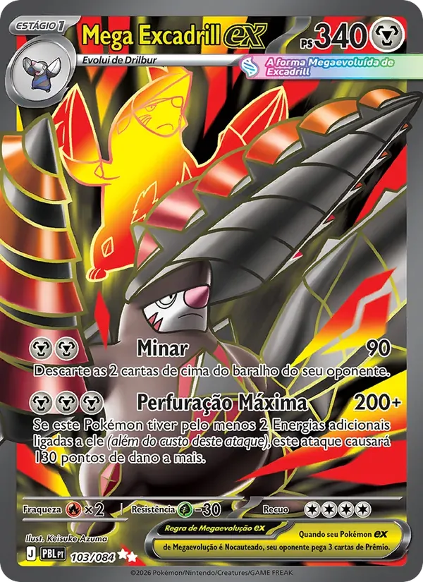 Mega Excadrill ex 103/84 Escuridão Absoluta