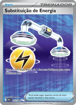 Substituição de Energia 107 Escuridão Absoluta