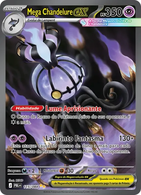 Mega Chandelure ex 115/84