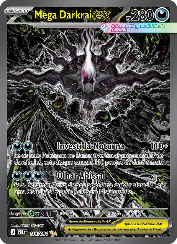 Mega Darkrai ex 116/84 Escuridão Absoluta