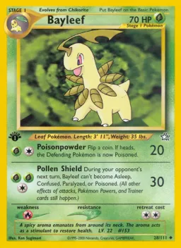 Bayleef 28 Neo Genesis
