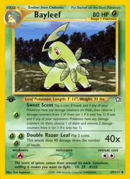Bayleef 29 Neo Genesis