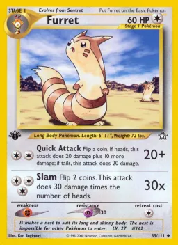 Furret 35 Neo Genesis
