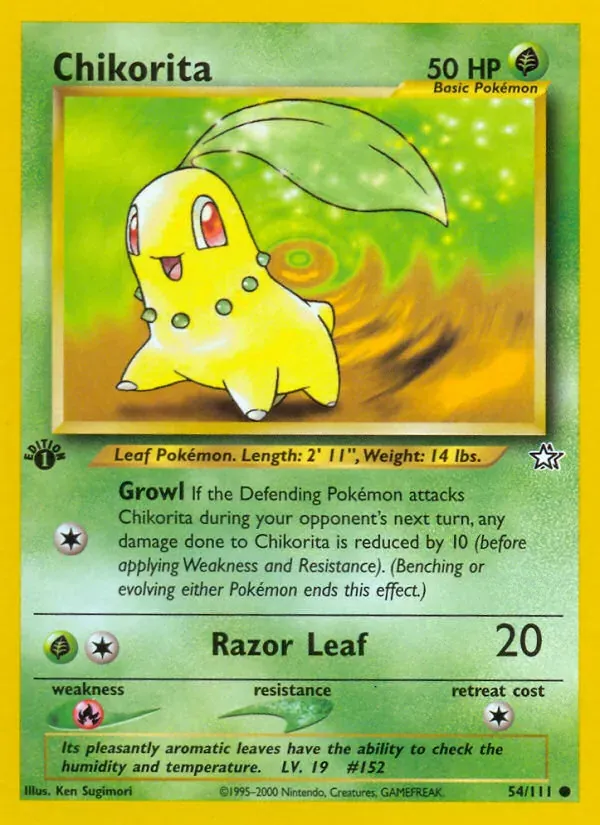 Chikorita 54/111 Neo Genesis