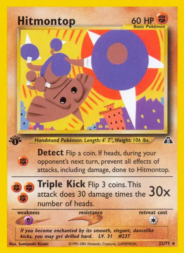 Hitmontop 22/75 Neo Discovery