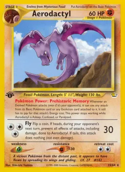 Aerodactyl 15 Neo Revelation