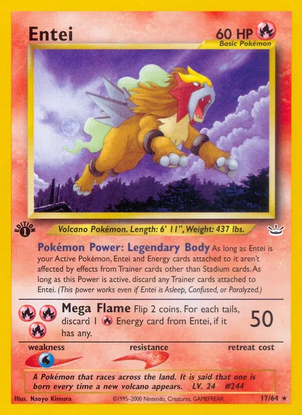 Entei 17/64 Neo Revelation