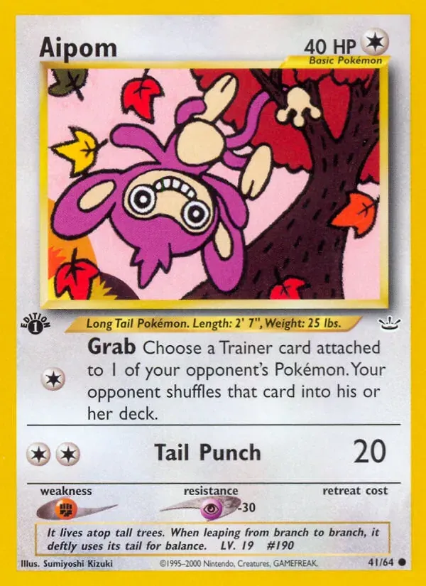 Aipom 41/64 Neo Revelation