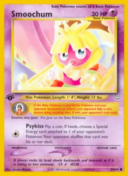 Smoochum 54 Neo Revelation