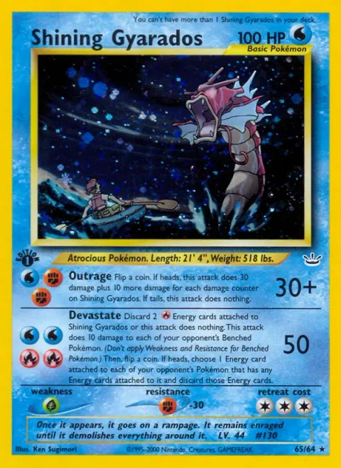 Shining Gyarados 65/64
