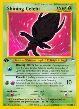 Shining Celebi 106 Neo Destiny
