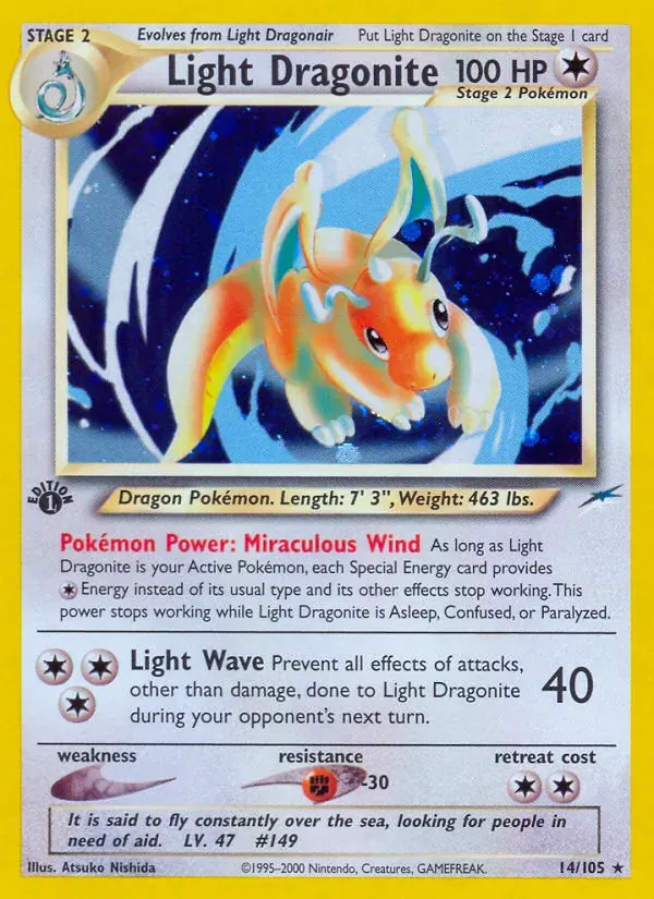 Light Dragonite 14/105 Neo Destiny