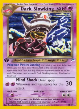 Dark Slowking 20 Neo Destiny