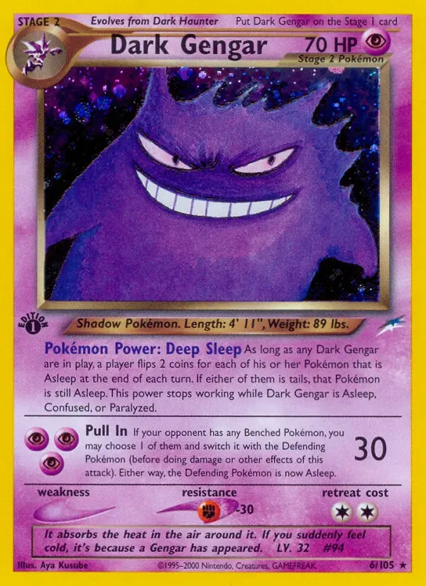 Dark Gengar 6/105 Neo Destiny