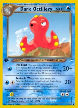 Dark Octillery 62 Neo Destiny