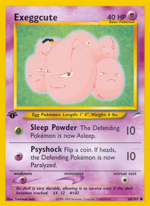 Exeggcute 64/105 Neo Destiny