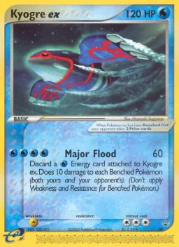 Kyogre ex 1 Nintendo Black Star Promos