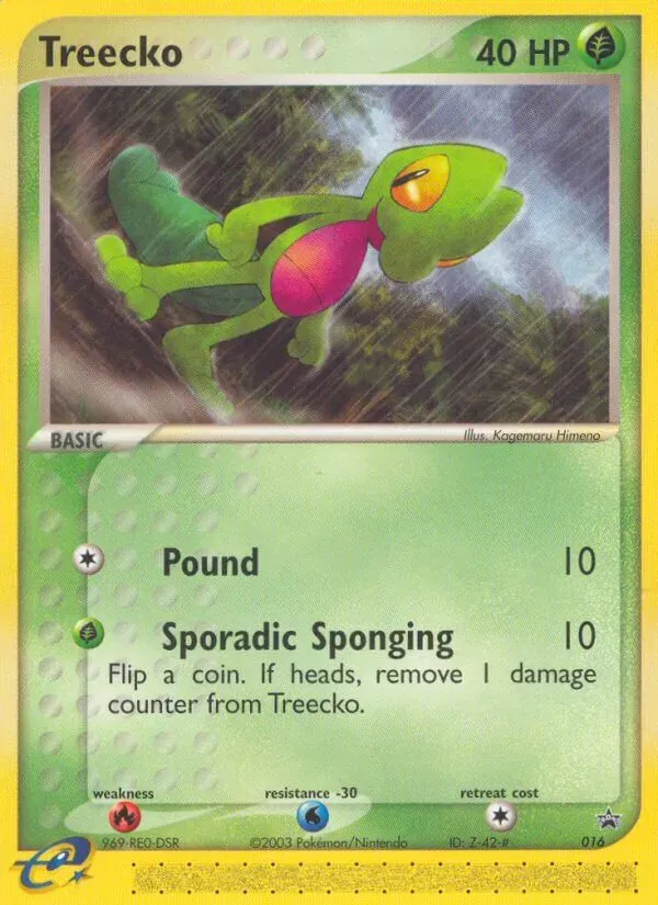 Treecko 16/40 Nintendo Black Star Promos