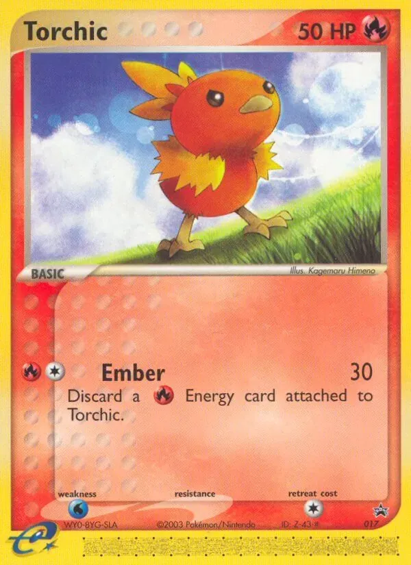 Torchic 17/40 Nintendo Black Star Promos