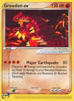 Groudon ex 2 Nintendo Black Star Promos