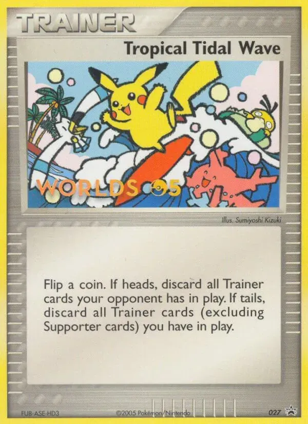 Tropical Tidal Wave 27/40 Nintendo Black Star Promos
