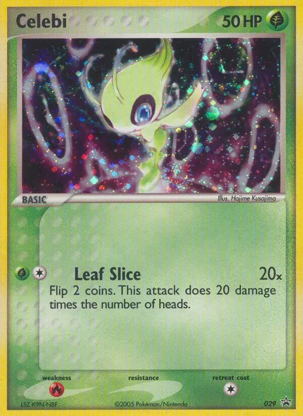 Celebi 29/40 Nintendo Black Star Promos