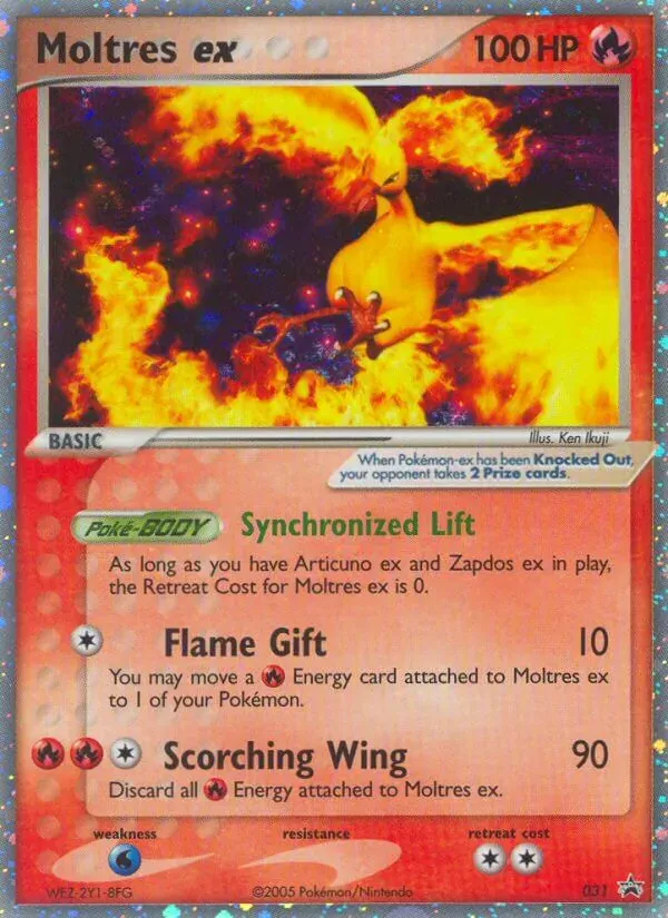 Moltres ex 31/40 Nintendo Black Star Promos
