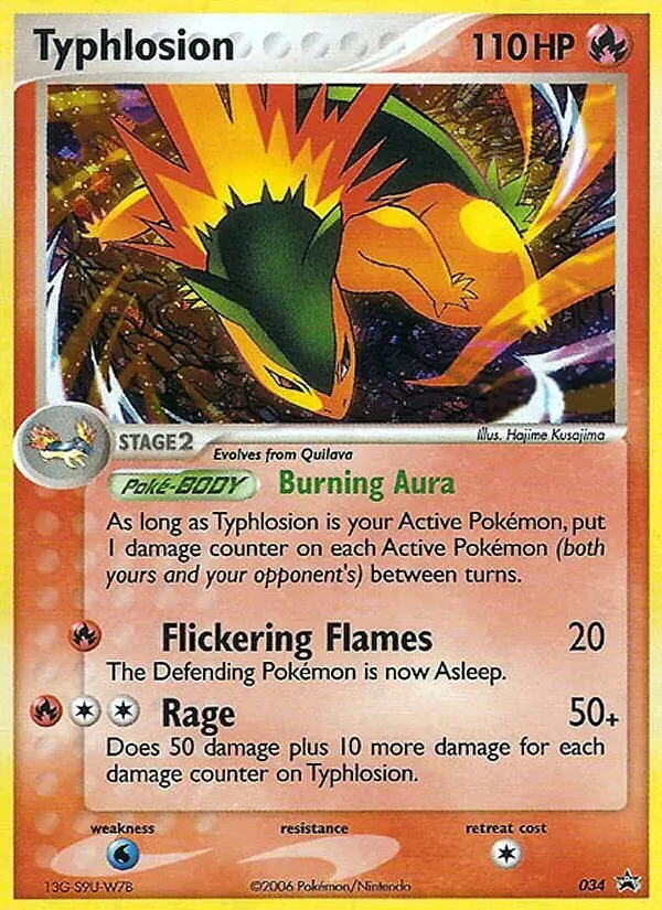 Typhlosion 34/40 Nintendo Black Star Promos