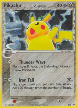 Pikachu δ 35 Nintendo Black Star Promos
