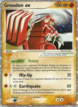 Groudon ex 38 Nintendo Black Star Promos