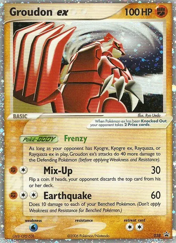 Groudon ex 38/40 Nintendo Black Star Promos