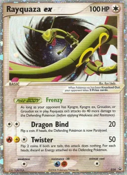 Rayquaza ex 39 Nintendo Black Star Promos