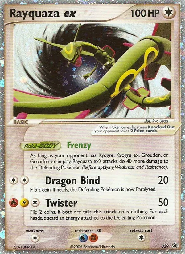 Rayquaza ex 39/40 Nintendo Black Star Promos