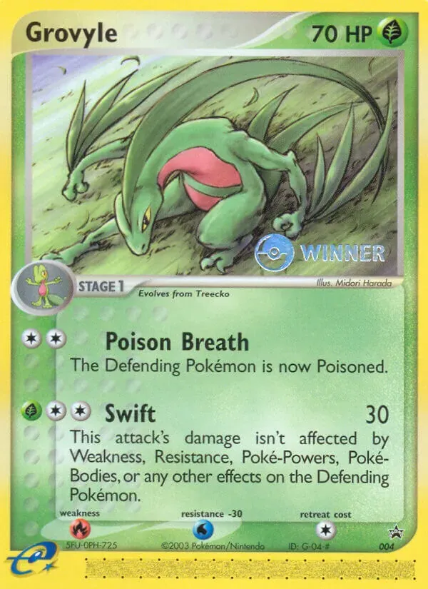 Grovyle 4/40 Nintendo Black Star Promos