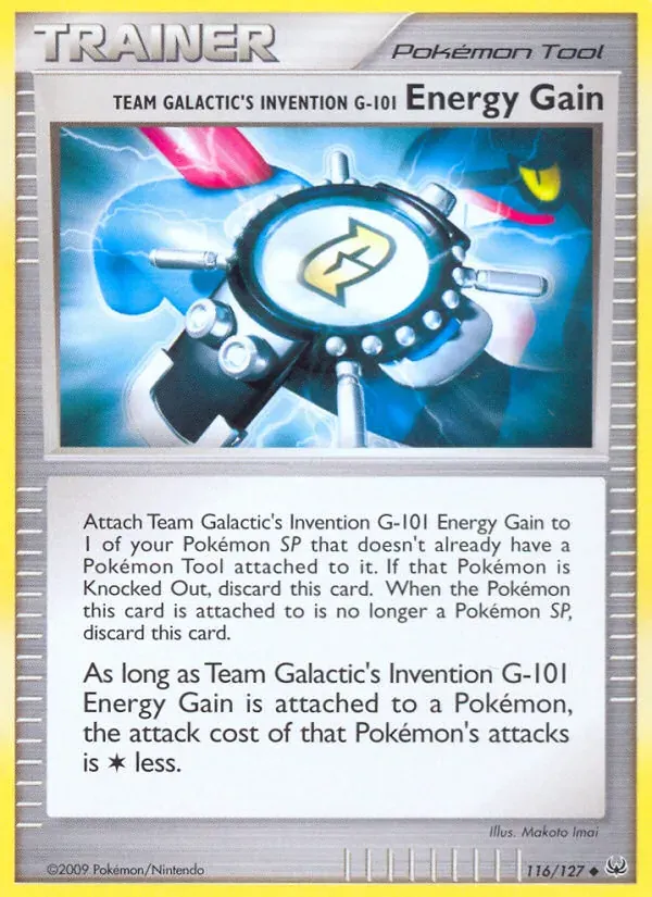 Team Galactic's Invention G-101 Energy Gain 116/127 Platinum