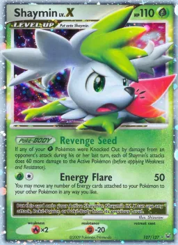 Shaymin LV.X 127 Platinum