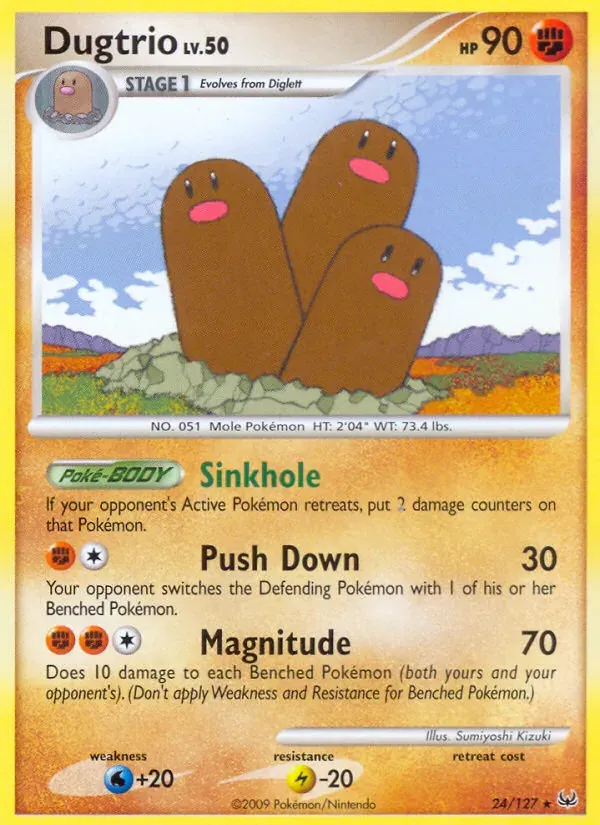 Dugtrio 24/127 Platinum