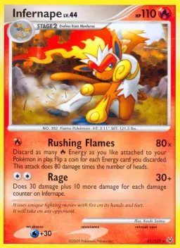 Infernape 31 Platinum