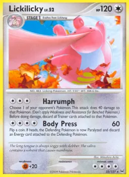 Lickilicky 33 Platinum