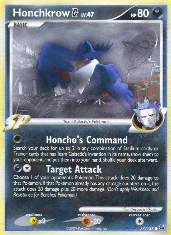 Honchkrow G 77/127 Platinum