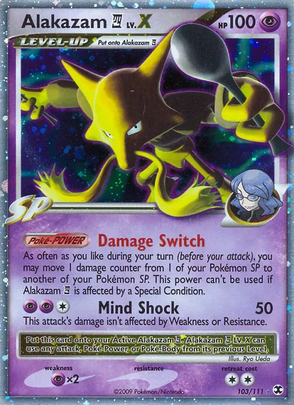 Alakazam E4 LV.X 103/111 Rising Rivals