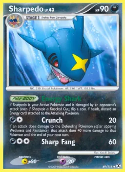 Sharpedo 49 Rising Rivals