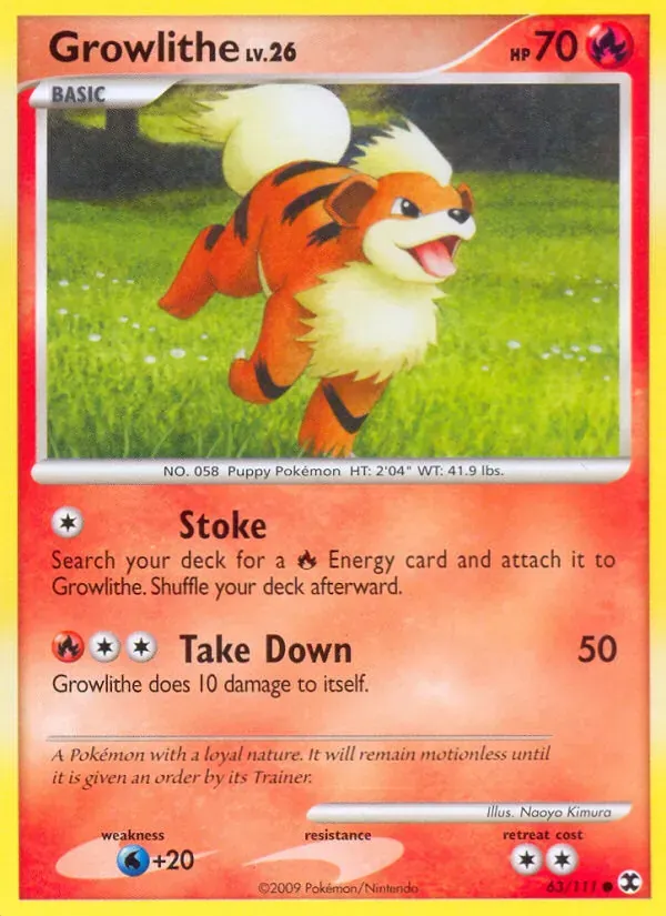 Growlithe 63/111 Rising Rivals