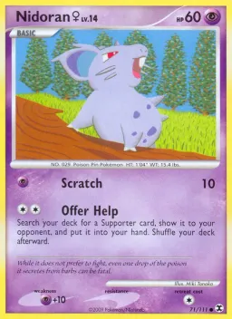 Nidoran ♀ 71 Rising Rivals